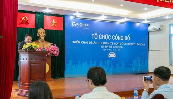 GO-IXE網約車應用程式試行計劃新聞發佈會一隅。（圖源：嘉明）