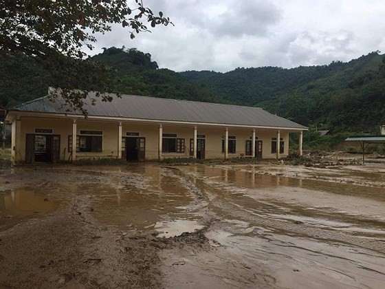 安靖民族半日托初中學校校舍遭嚴重損壞。