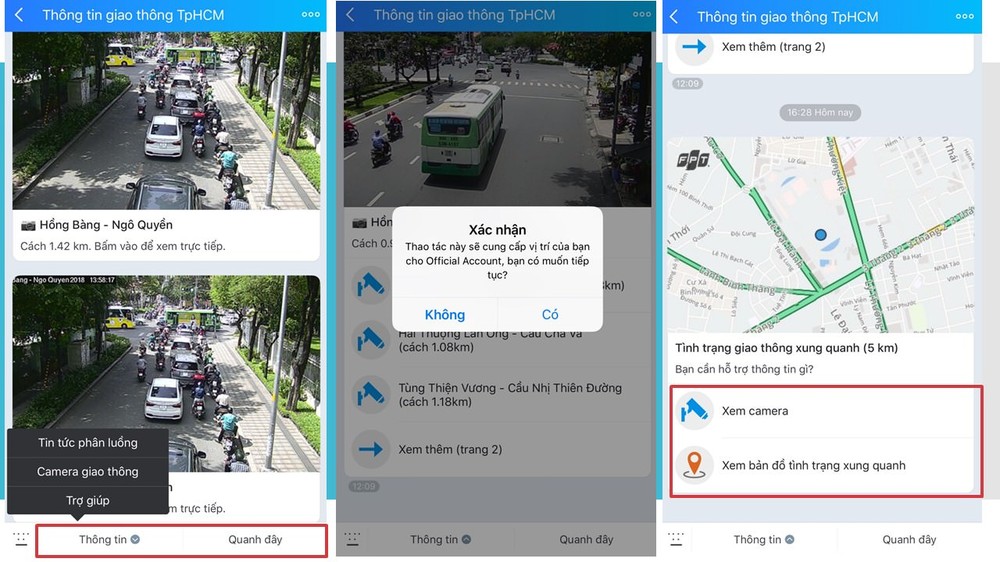 市民可通過“Zalo”通訊軟件查路況。