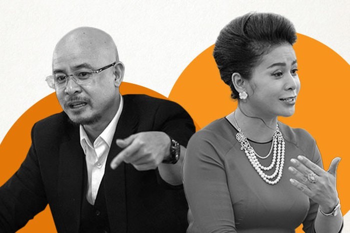 中原集團創辦人鄧黎源武（左）和夫人黎黃葉草。（圖源：仁黎）