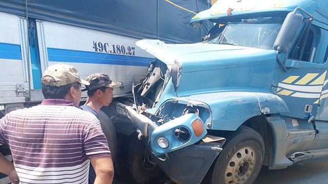 追尾事故現場。（圖源：交通安全報）