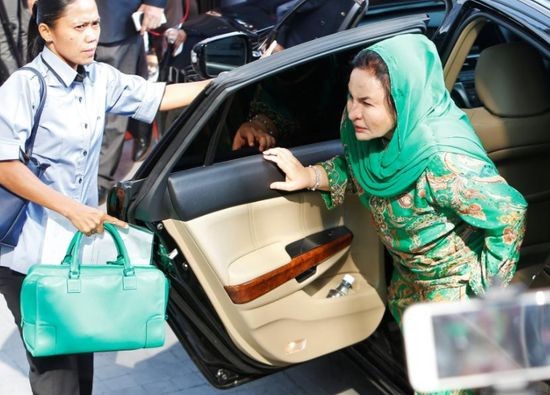 馬來西亞前納吉布納吉布的夫人羅斯瑪。（圖源：路透社）