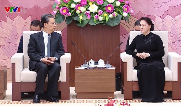 阮富仲總書記接見中共中央政治局常委趙樂際 ảnh 1