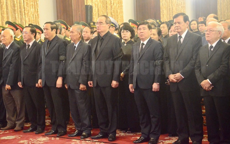 國家主席陳大光安葬儀式昨日舉行 ảnh 4