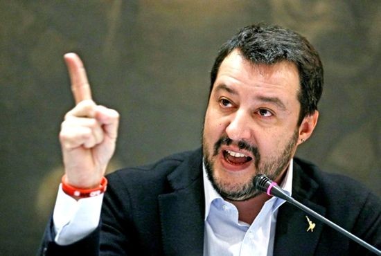 意大利副總理兼內政部部長薩爾維尼。（圖源：互聯網）