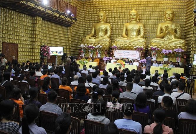 捐獻器官救人登記儀式場景。（圖源：越通社）