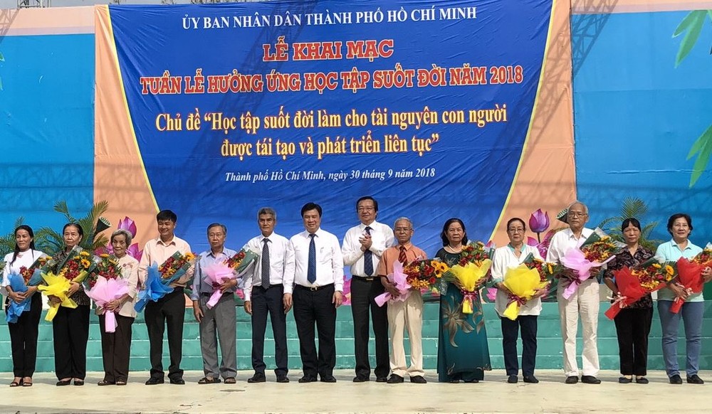2018年響應終生學習週活動開幕儀式。