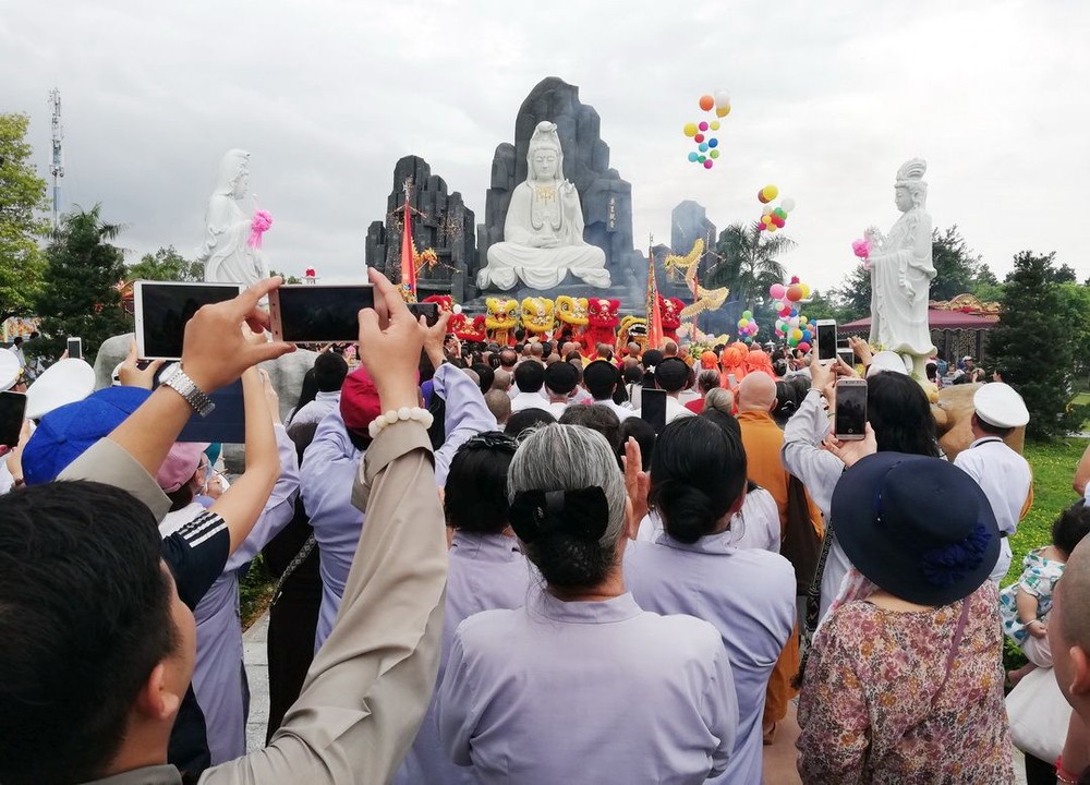 黃道寺觀音竹林園景區落成一瞥。