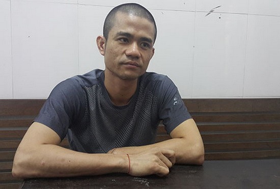 被抓獲的嫌犯黎玉山。（圖源：芳玲）