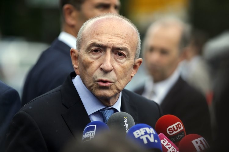 法國內政部長熱拉爾‧科隆。（圖源：AP）