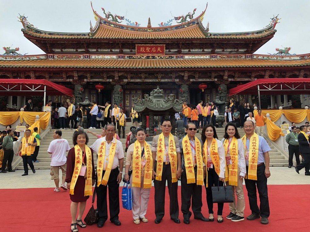 福建二府會館代表團參加祭祀儀式。