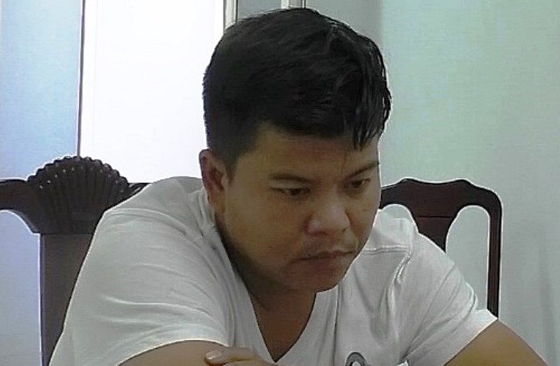 被扣留的嫌犯阮志願。（圖源：公安機關提供）