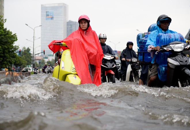阮友景街逢強降雨或潮汛就受淹嚴重。（圖源：松信）