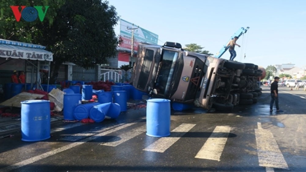 事故現場。（圖源：VOV）