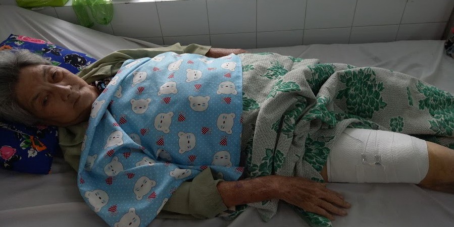 古稀老人處境可憐的甘秋阿姨。