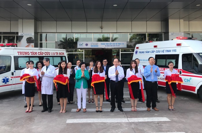 市115急救中心的第二十六分站投入運營剪綵儀式。（圖源：寶明）