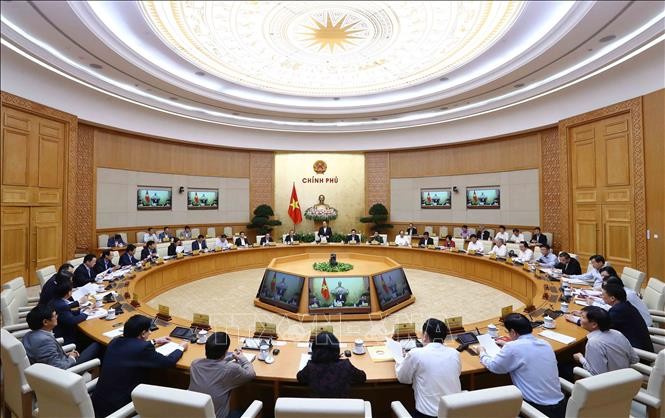 政府會議現場一瞥。（圖源：越通社）