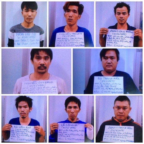 被起訴的殺人歹徒團夥。（圖源：公安機關提供）