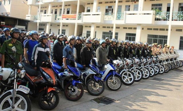 市交警力量準備出擊執行任務。（圖源：山平）