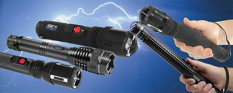 網上出售的若干防身電擊手電筒。