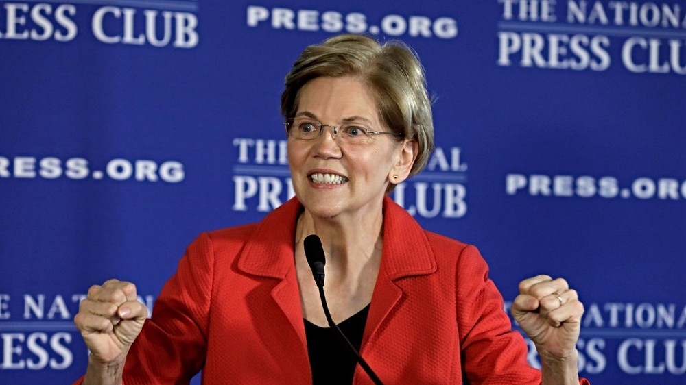 美國民主黨參議員沃倫。（圖源：互聯網）