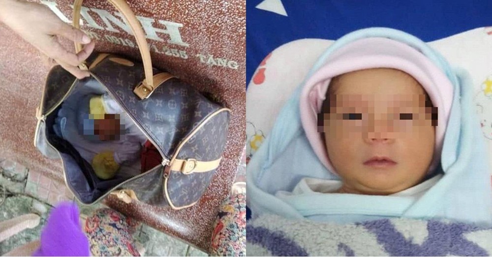 被遺棄的初生女嬰。（圖源：TH）