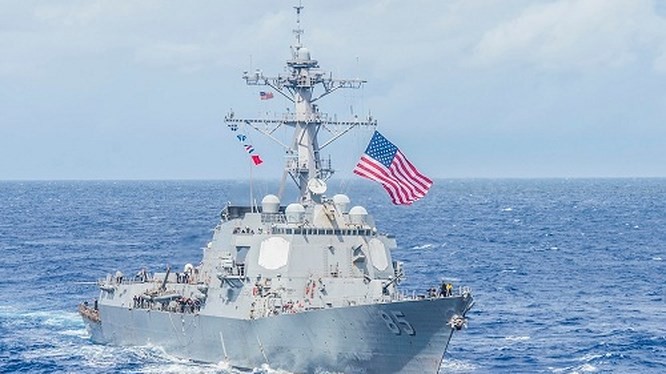 美國的“麥坎貝爾”號(USS McCampbell)驅逐艦。（圖源：Business Insider）