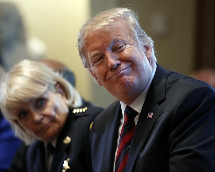 美國總統特朗普。（圖源：AP）