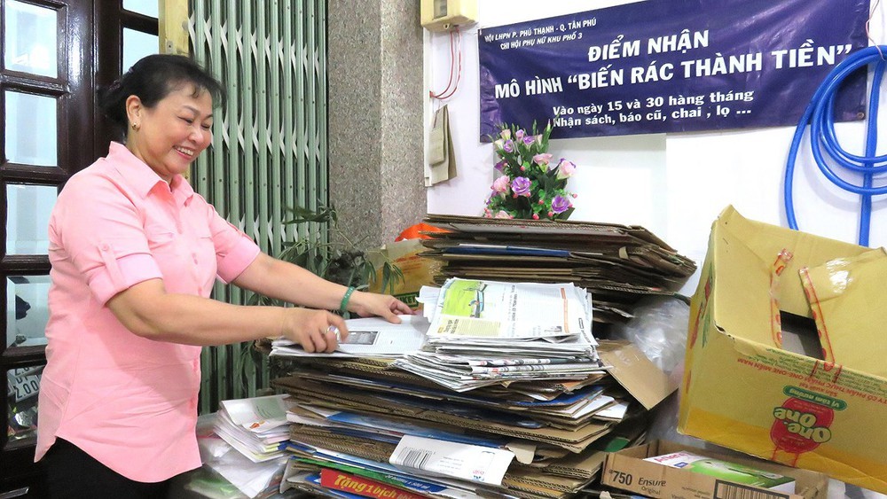 四厚姐提倡的“將垃圾變成錢”模式已在新富郡廣泛擴展。