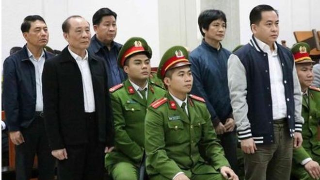 庭審現場一瞥。（圖源：越通社）