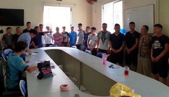 被拘捕的放高利貸團夥。（圖源：公安機關提供）