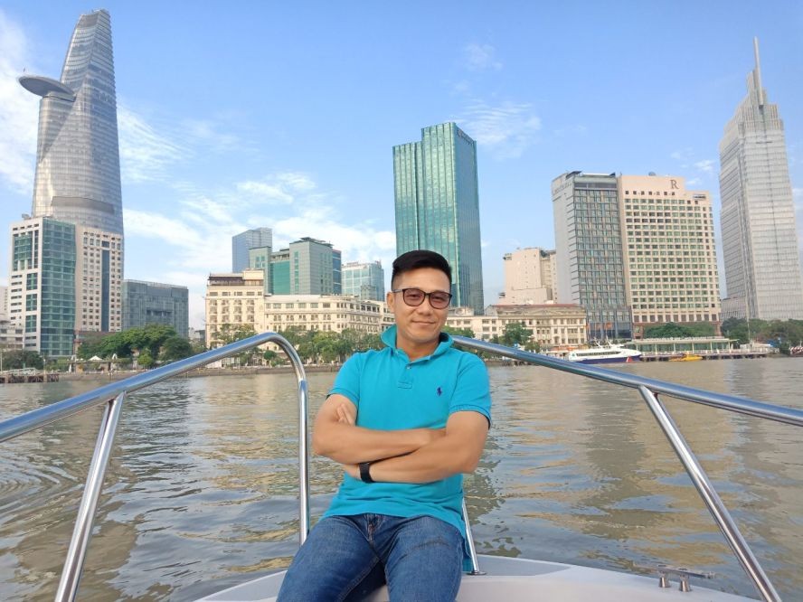 順捷旅行社總經理陳僑漢。