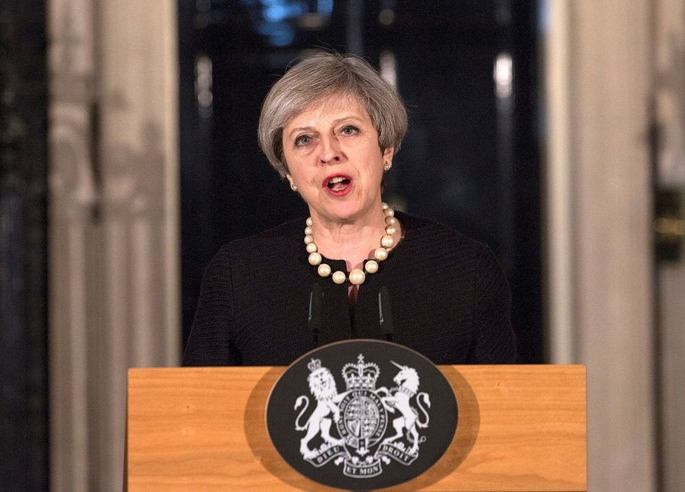 英國首相特蕾莎‧梅。（圖源：路透社）