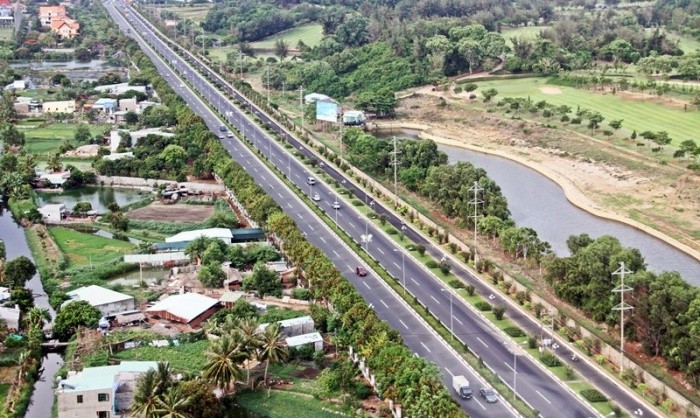 圖為隆安省濱瀝縣一瞥。