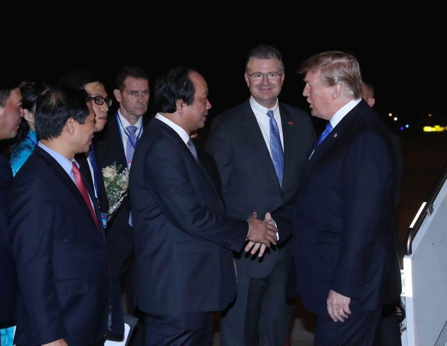 美朝兩位領導人已抵達越南 ảnh 1