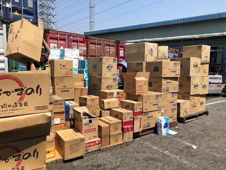 被查獲的走私貨物。（圖源：元娥）