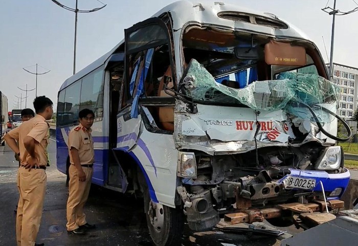 事故現場。（圖源：Vietnamnet）