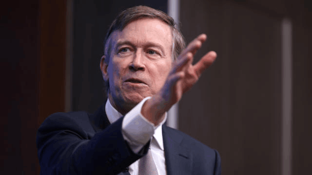 美國科羅拉多州前州長約翰‧希肯盧珀宣佈參選 2020 總統。（圖源：互聯網）