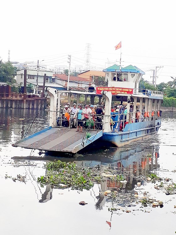 不少乘客乘搭富定渡輪時，身上沒有穿著救生衣。