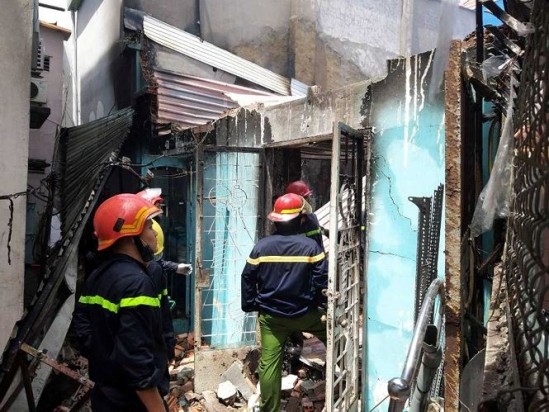 火勢撲滅後的現場。（圖源：前鋒報）