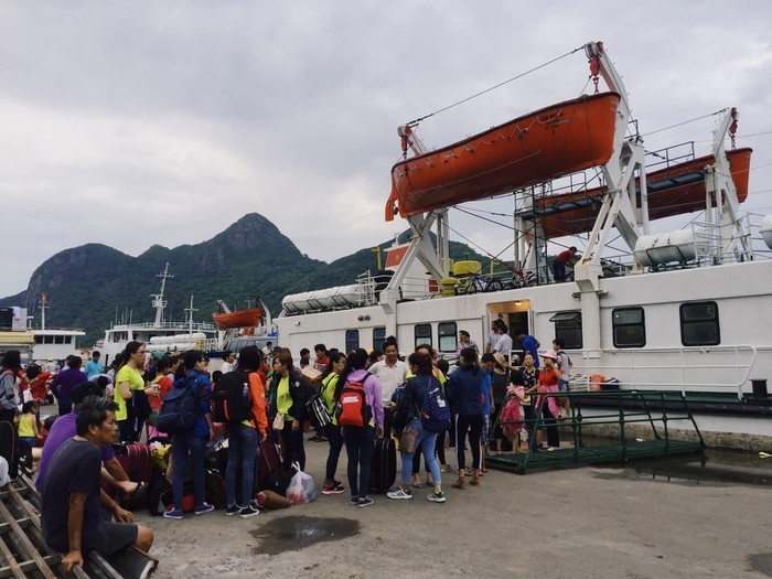 前往崑崙島遊覽觀光的遊客日益增加。（圖源：燕兒）