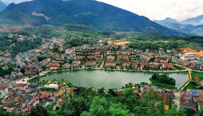 從高處俯瞰的沙巴市。（圖源：互聯網）