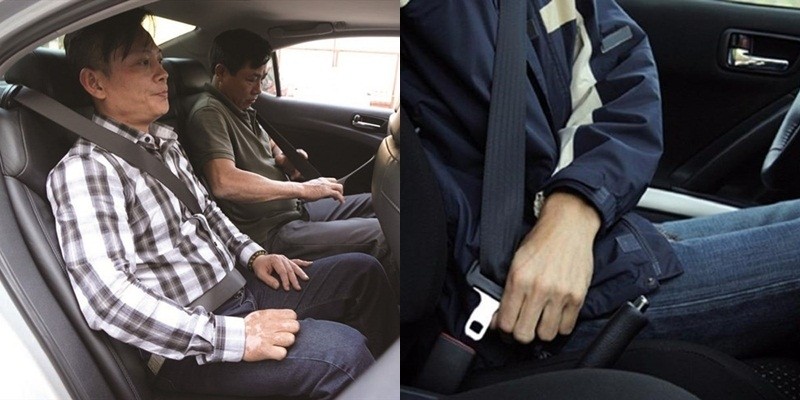乘客與司機不扣安全帶均受罰。（示意圖源：互聯網）