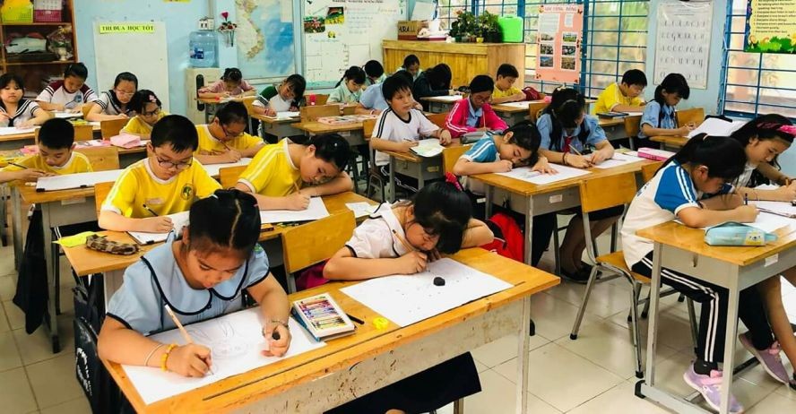 “綠色風采”少兒繪畫比賽一瞥。