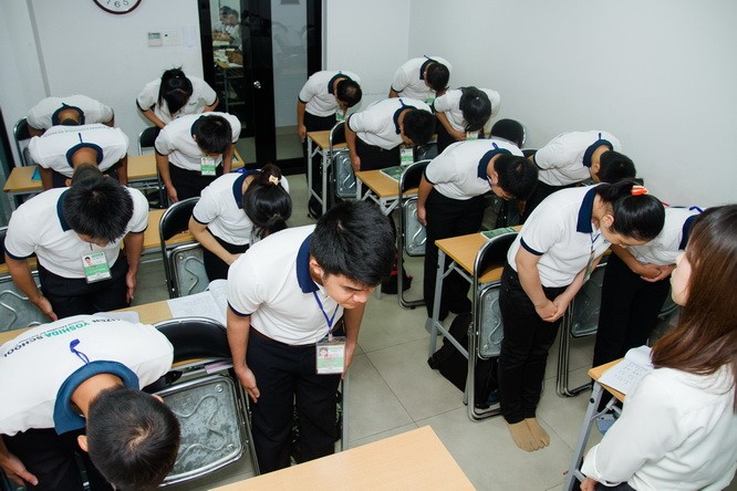 赴日工作前的某一技能訓練班。（圖源：互聯網）