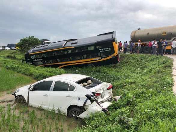 事故現場。（圖源：K.Hưng）