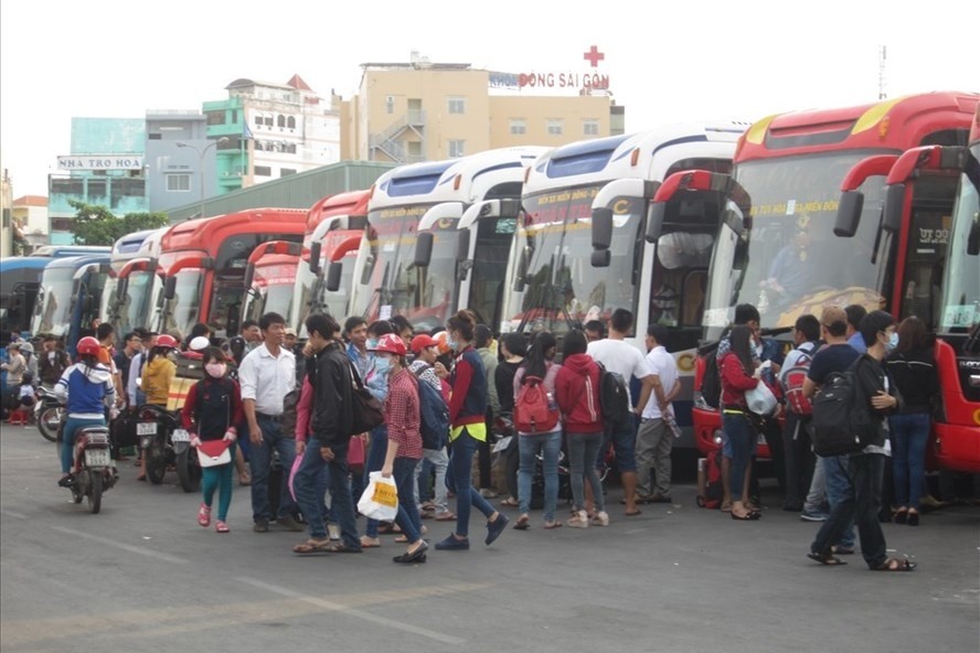 市交通運輸廳：客車車票價格於雄王始祖忌辰節日維持不變。（示意圖源：M.Q）