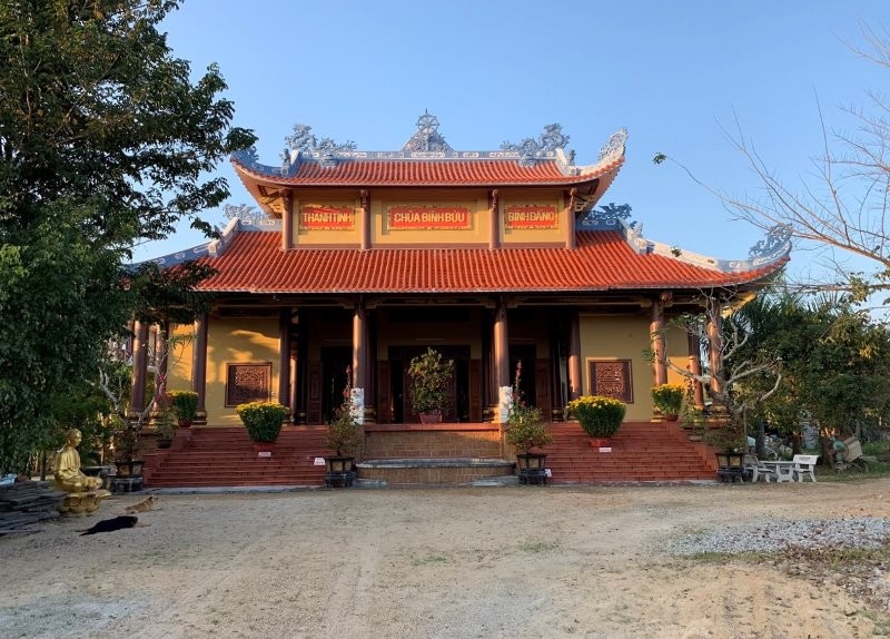 事發的平寶寺（圖源：廣南省越南佛教教會）。