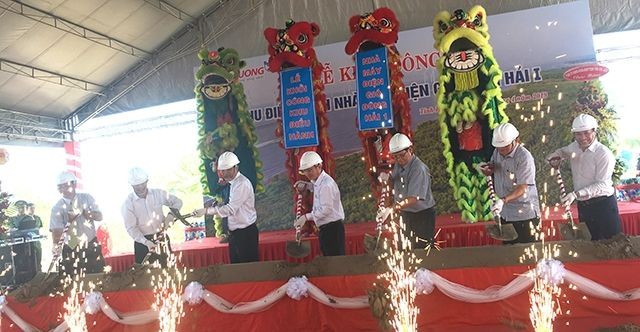 東海一風力發電廠調度區動工儀式。（圖源：仲維）