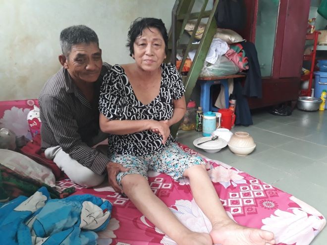 貧病夫婦陳恆山與阮氏碧水。